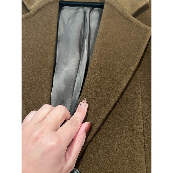 Vintage Linda Allard Ellen Tracy Wool Blend Overcoat - Picture 9 of 10